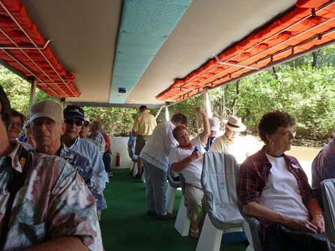 On boat